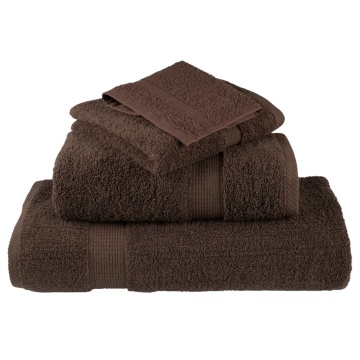 Prosoape de mâini premium SOLUND 10 buc maro 50x100cm 600gsm - Img 4