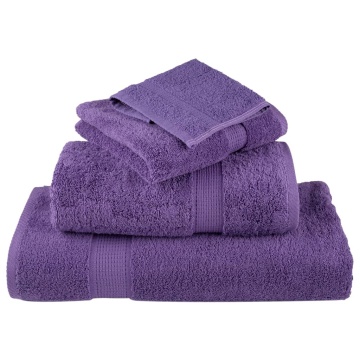 Prosoape de mâini premium SOLUND 10buc. violet 50x100 cm 600gsm - Img 4
