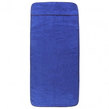 Prosoape de plajă, 2 buc., albastru, 60x135 cm, textil 400 GSM - Img 4