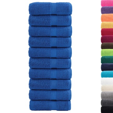 Prosoape mâini premium SOLUND 10buc albastru 30x30cm 600gsm - Img 2