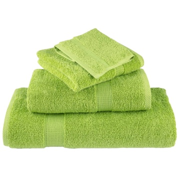 Prosoape mâini premium SOLUND 4 buc verde 30x30 cm 600 gsm - Img 4