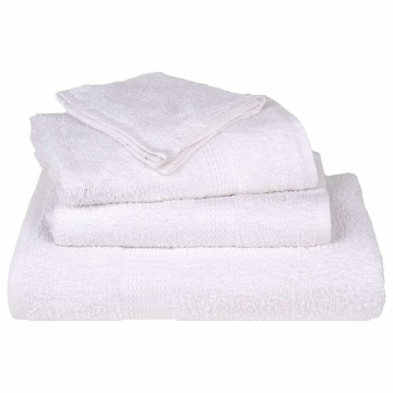 Prosoape pentru saună 25 buc alb 80x200 cm 360 g/m² 100% bumbac - Img 4