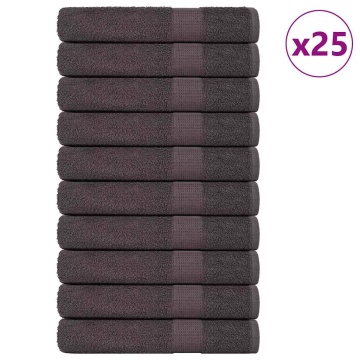 Prosoape pentru saună 25 buc Antracit 360 g/m² 100% bumbac - Img 1