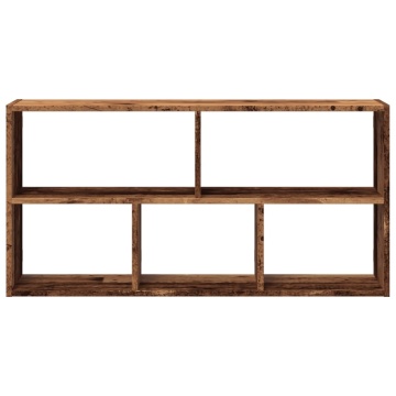 Raft de perete, lemn vechi, 100x25x50 cm, lemn prelucrat - Img 4