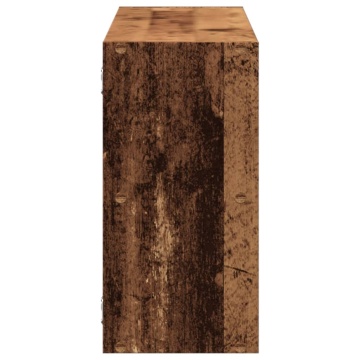 Raft de perete, lemn vechi, 100x25x50 cm, lemn prelucrat - Img 8