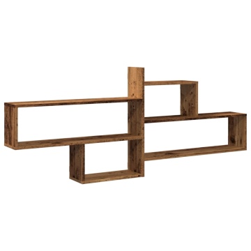 Raft de perete, lemn vechi, 167,5x18x68 cm, lemn prelucrat - Img 2