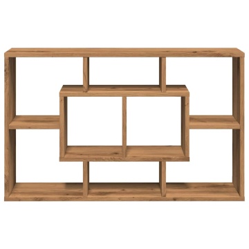 Raft de perete, stejar artizanal, 85x16x52,5 cm, lemn prelucrat - Img 4