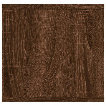 Raft de perete, stejar maro, 102x30x29 cm, lemn compozit - Img 6