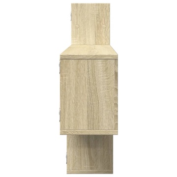 Raft de perete, stejar sonoma, 167,5x18x68 cm, lemn prelucrat - Img 8