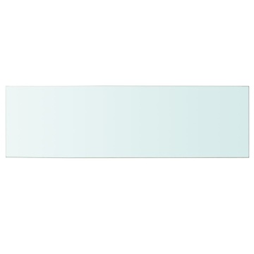 Raft din sticlă transparentă, 100 x 30 cm - Img 2