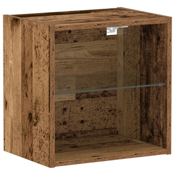 Raft flotant din lemn vechi 40x28,5x40 cm din lemn compus - Img 2