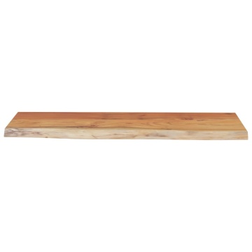 Raft perete 50x20x3,8 cm dreptunghiular lemn acacia margine vie - Img 4