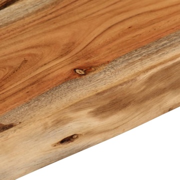 Raft perete 50x30x3,8 cm dreptunghiular lemn acacia margine vie - Img 5