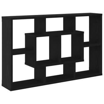 Raft - Stejar negru, 85 x 16 x 52.5 cm, Fabricat din lemn prelucrat - Img 2