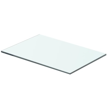 Rafturi, 2 buc., 40 x 20 cm, panouri sticlă transparentă - Img 2
