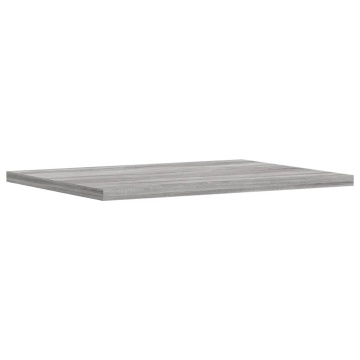 Rafturi de perete, 4 buc., gri sonoma, 40x30x1,5 cm, lemn - Img 4