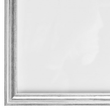 Rame foto colaj de perete/masă, 3 buc., argintiu, 21x29,7 cm - Img 2