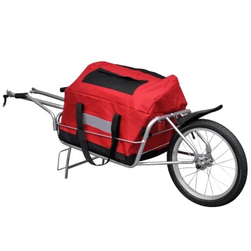 Remorcă cargo de bicicletă, cu o roată și geantă de depozitare - Img 2
