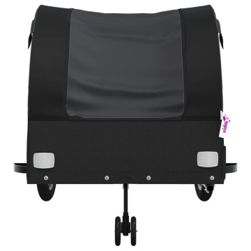 Remorcă pentru biciclete, negru, 45 kg, fier - Img 5