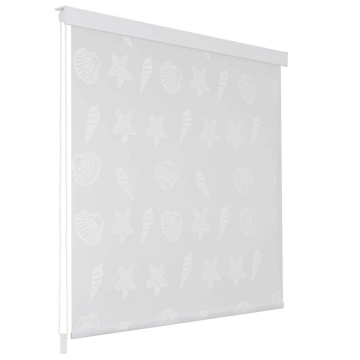 Roletă perdea de duș 140x240 cm Model stea de mare - Img 1