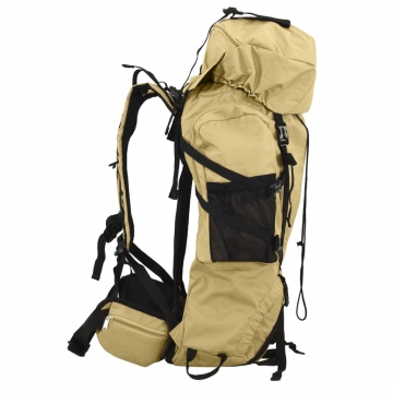 Rucsac de drumeție, kaki, 80 L, țesătură oxford - Img 2