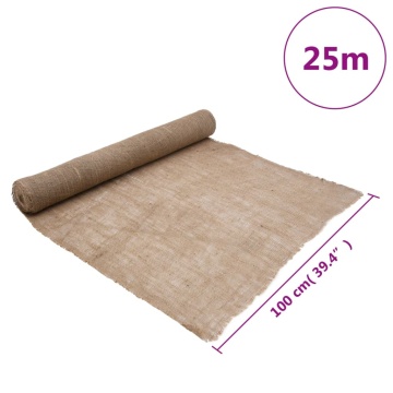 Rulou de iută, 1x25 m, iută 100%, 200 g/m² - Img 6