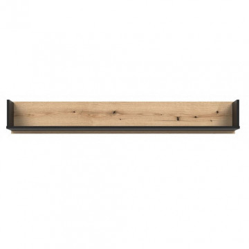 S-LINE SL09 Raft de perete BLACK/OAK EVOKE - Img 2