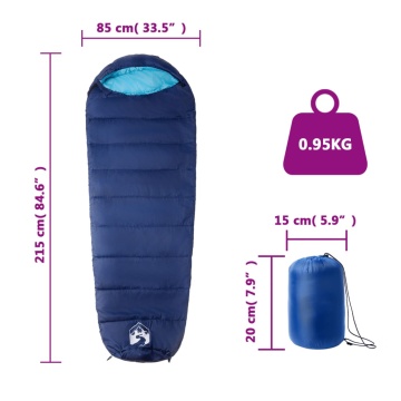 Sac de dormit tip mumie pentru adulți de camping, 3 anotimpuri - Img 5