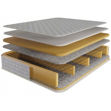 Saltea ortopedica cu arcuri, Super Ortopedica Sofia, 60x120x20cm, fermitate medie, plasa arcuri tip Bonell, fata vara-iarna, sistem aerisire cu butoni, Saltex - Img 1