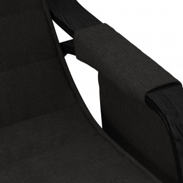 Scaun balansoar, negru, material textil - Img 5
