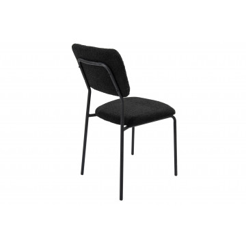 Scaun bucatarie, tapitat cu stofa, s-209, negru - Img 4