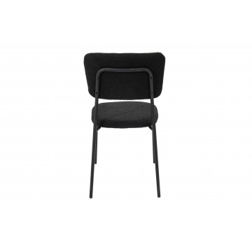 Scaun bucatarie, tapitat cu stofa, s-209, negru - Img 5
