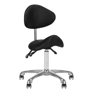 Scaun cosmetic 1004 Giovanni negru - Img 1