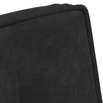 Scaun de relaxare negru 64x74x84 cm catifea - Img 6