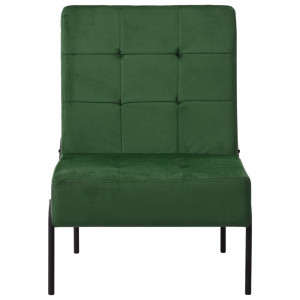 Scaun de relaxare, verde închis, 65x79x87 cm, catifea - Img 2