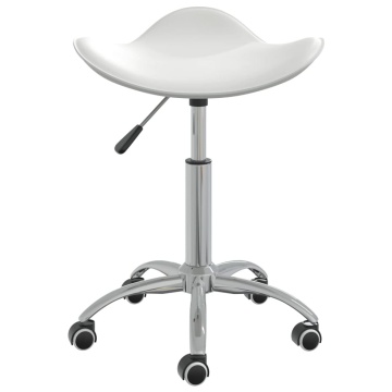 Scaun de salon spa, alb, piele ecologică - Img 2