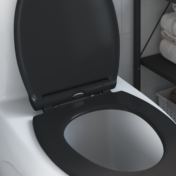 Scaun de toaletă cu eliberare rapidă cu închidere lentă Duroplast Negru - Img 4