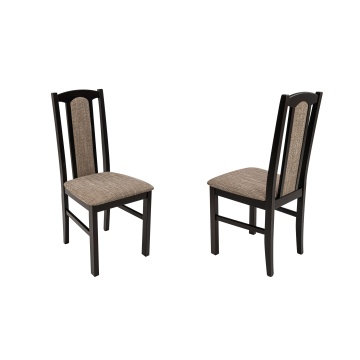 Scaun din lemn masiv de fag tapitat cu stofa s-37 boss7 w2, wenge - Img 2
