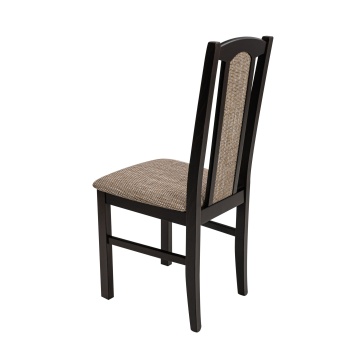 Scaun din lemn masiv de fag tapitat cu stofa s-37 boss7 w2, wenge - Img 5