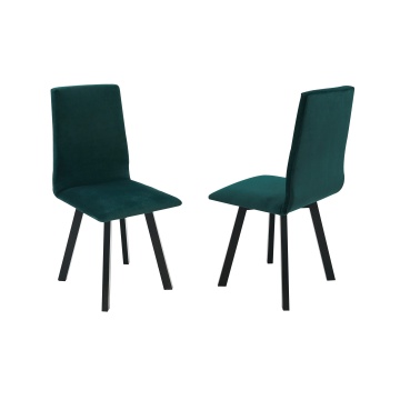 Scaun din lemn masiv de fag tapitat cu stofa s-38 hugo2 cz 23 x, verde - Img 6