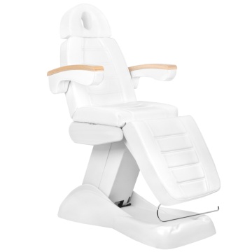 Scaun electric de frumusețe Lux alb încălzit - Img 1