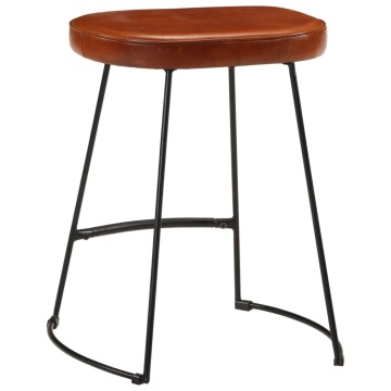 Scaune de bar, 2 buc., maro închis, 40x29,5x53 cm - Img 8