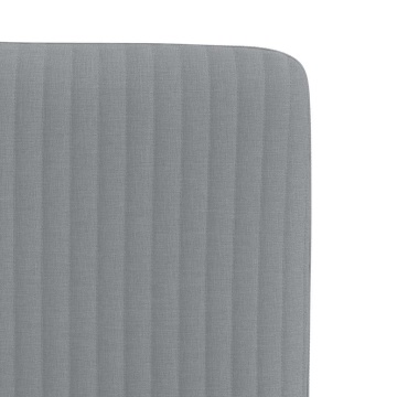Scaune de bucătărie, 2 buc., gri deschis, material textil - Img 6