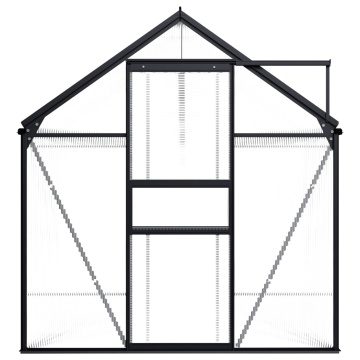 Seră, antracit, 7,03 m², aluminiu - Img 2