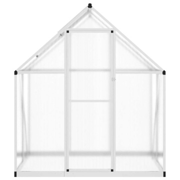 Sere cu cadru de bază, argintiu, 169x114x195 cm, aluminiu - Img 3