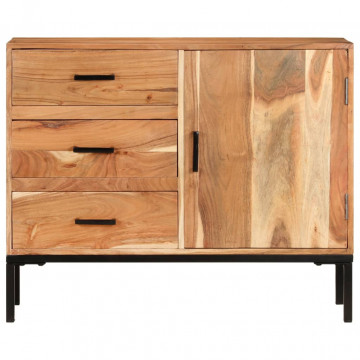 Servantă, 88x30x73 cm, lemn masiv de acacia - Img 2