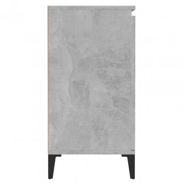 Servantă, gri beton, 60x35x70 cm, PAL - Img 5