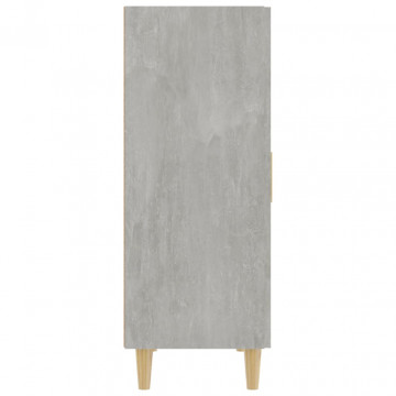 Servantă, gri beton, 70x34x90 cm, lemn prelucrat - Img 4