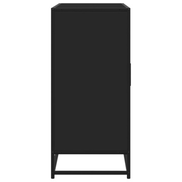 Servantă, negru, 92x35x76 cm, lemn prelucrat - Img 8