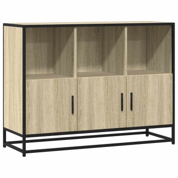 Servantă, stejar sonoma, 100x35x76 cm, lemn prelucrat - Img 2